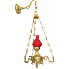 Slimline Sanctuary Lamp — Brass, 90 cm