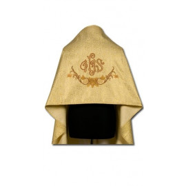 Embroidered veil - brocade fabric (4)