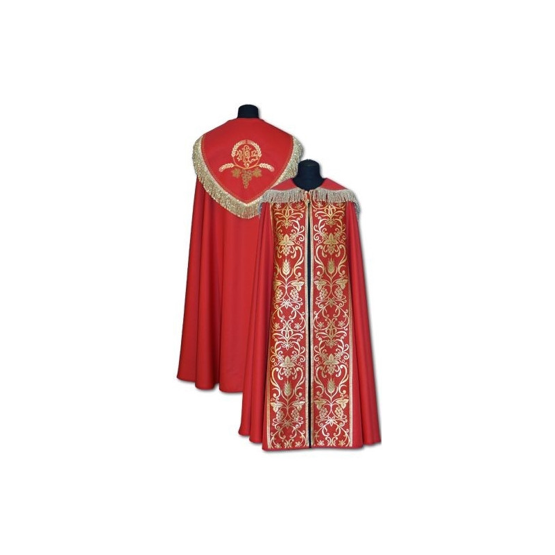IHS red cope + gold accessories - Best Catholic Shop