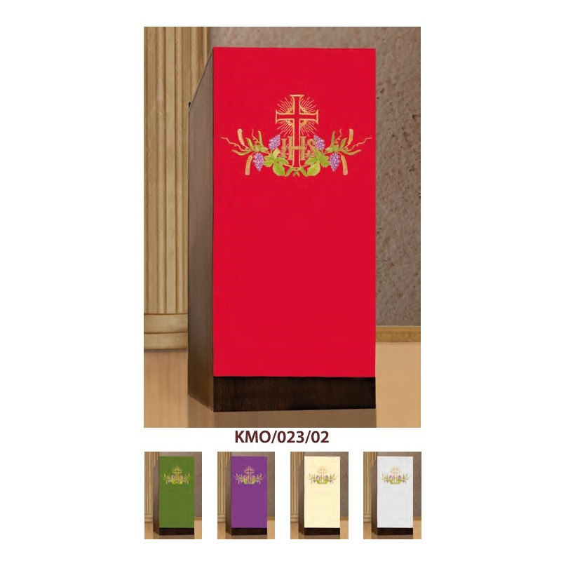 IHS embroidered pulpit cover - Best Catholic Shop