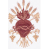 Deacon's embroidered stole Heart of Jesus (4) - Image 2