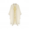 Gothic chasuble IHS georgette - liturgical colors (20) - Image 1