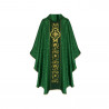 Gothic chasuble IHS georgette - liturgical colors (20) - Image 2