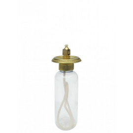 Sanctuary Lamp Oil Insert with Adjustable Burner — Brass
