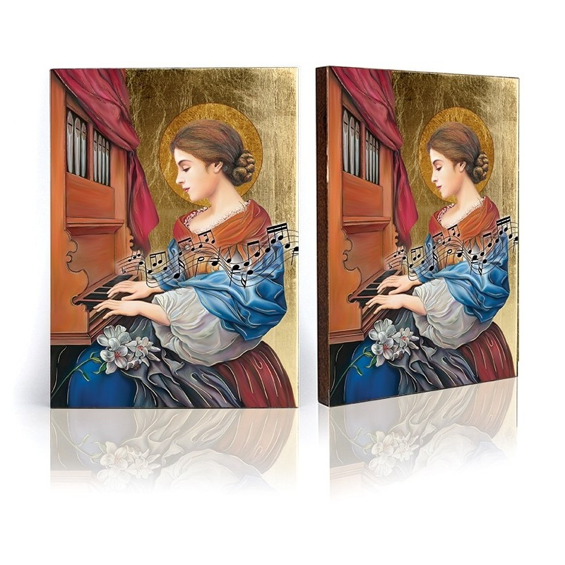 Saint Cecilia icon - Best Catholic Shop