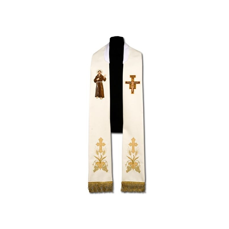 Priest's stole of Holy  Francis (211) - Best Catholic Shop