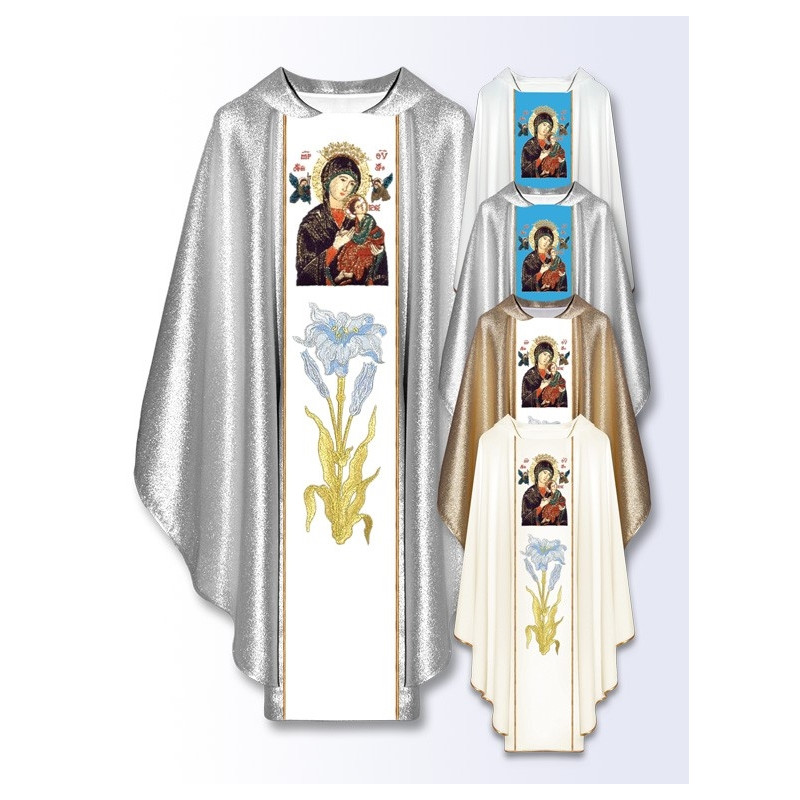 Marian chasuble of Our Lady of Perpetual Help (504) - Best Catholic Shop