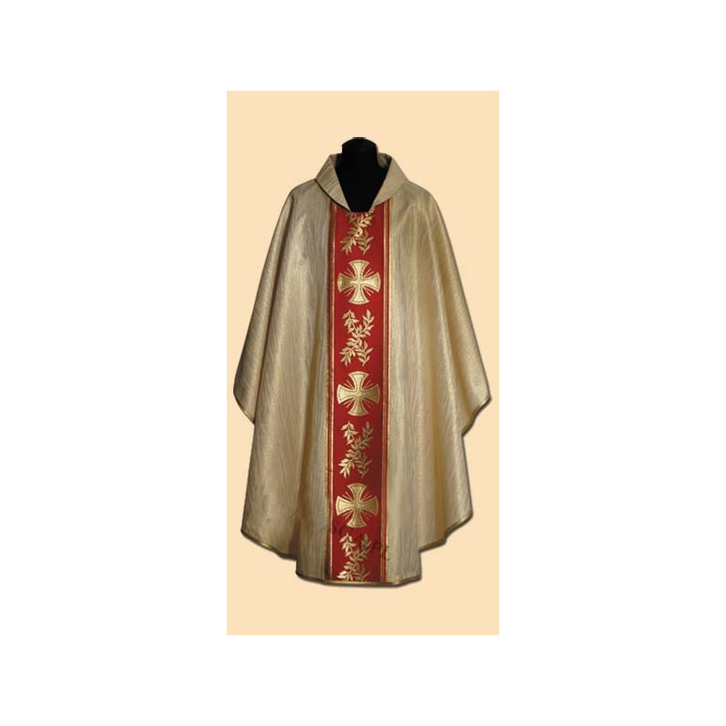 Gold embroidered chasuble (36A) - Best Catholic Shop
