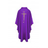 Chasuble with cross and thorns - violet - Image 1