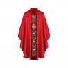 Gothic chasuble IHS jacquard - liturgical colors (16) - Image 2