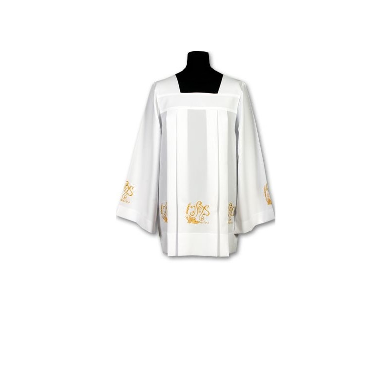 Embroidered georgette surplice (5) - Best Catholic Shop