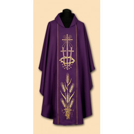 Chasuble embroidered with crosses