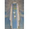 White embroidered chasuble - MB Helper of the Faithful - Image 2