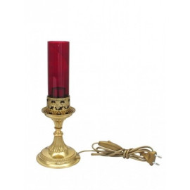 Electric Sanctuary Lamp — Brass, 29 cm