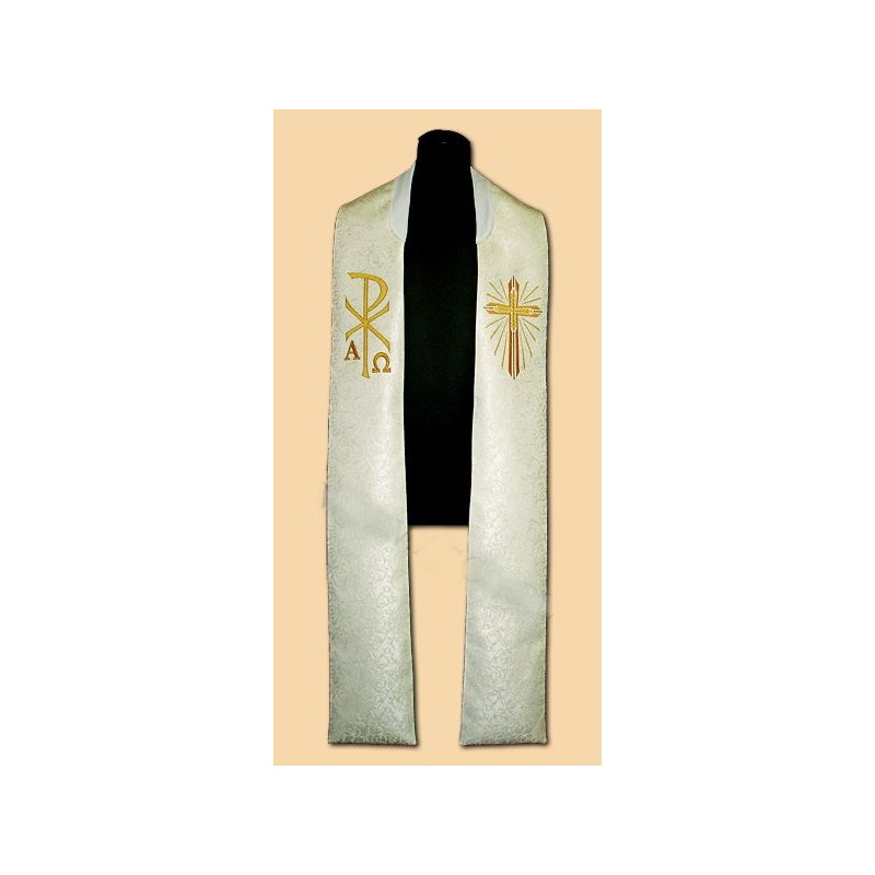 Embroidered stole - damask - Best Catholic Shop