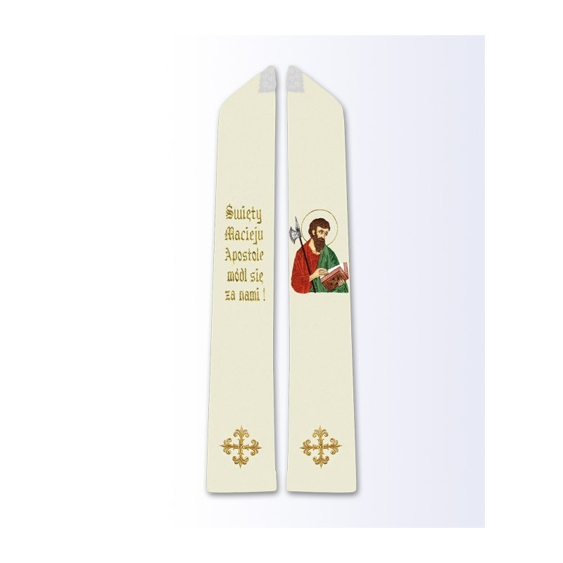 Stole with the image of St. Matthew - Best Catholic Shop