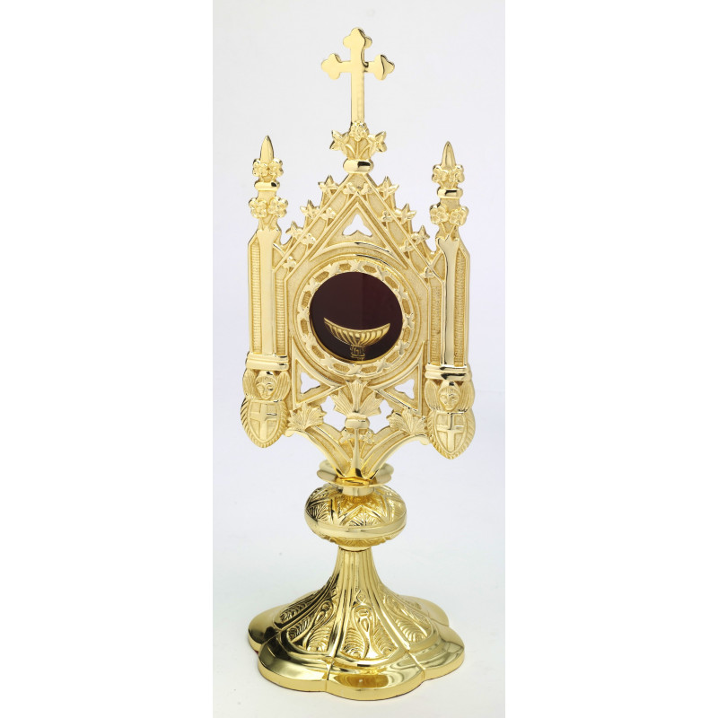 Monstrance for a traditional host - 38 cm - Best Catholic Shop