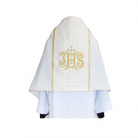 Humeral veil - gold pattern IHS (29)