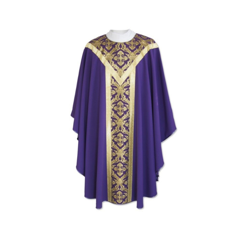 Semi-Gothic Chasuble - liturgical colors (41) - Best Catholic Shop