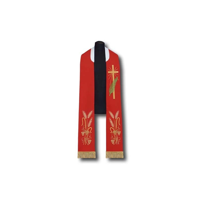 Priest's stole - embroidered (200) - Best Catholic Shop