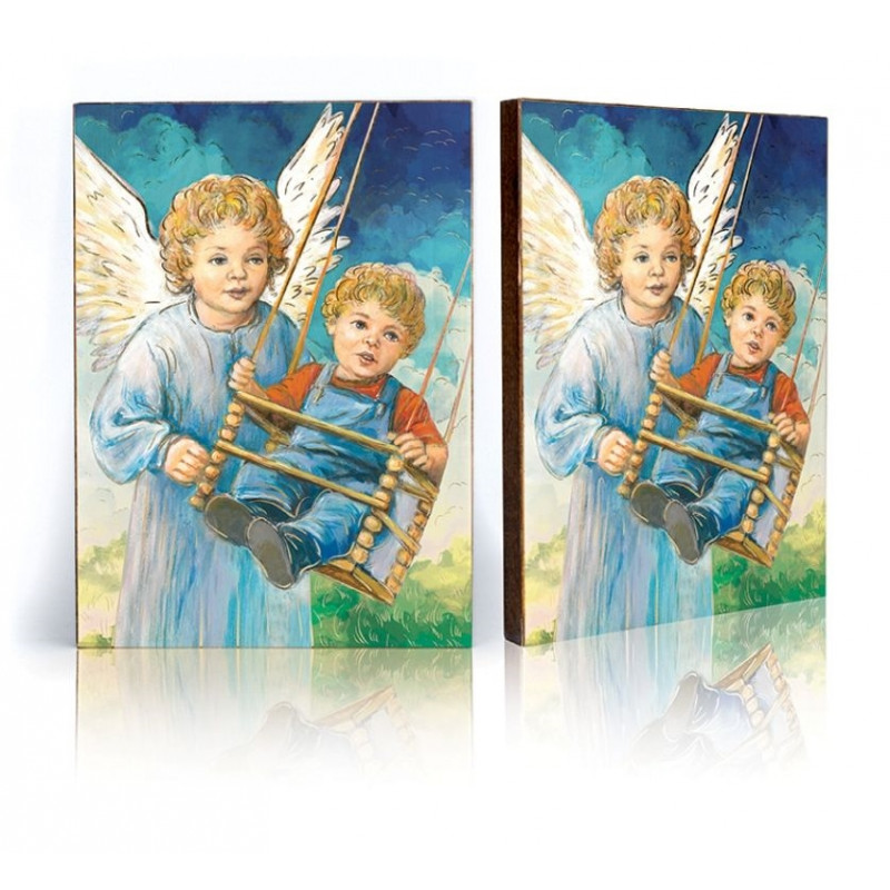 Guardian Angel icon - swing (40) - Best Catholic Shop