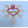 Purificator heart in crown - 100% cotton - Image 2
