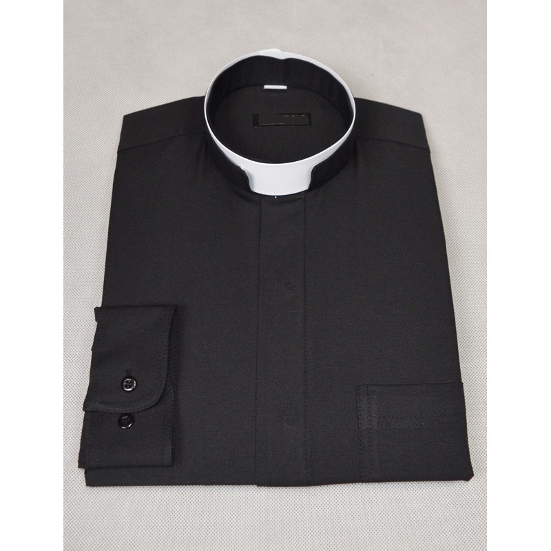 Roman clergy shirt + collar - Best Catholic Shop