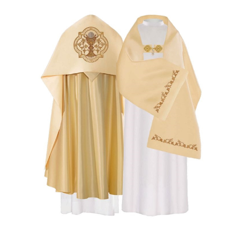 Liturgical veil - embroidered chalice (20) - Best Catholic Shop