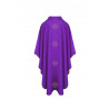 Eucharistic embroidered chasuble - violet - Image 2