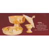 Liturgical ciborium under two forms - 19 cm - Image 2