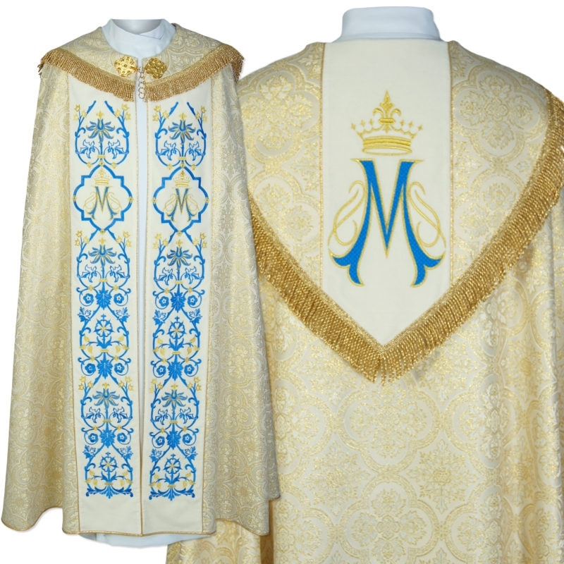 Marian embroidered cope (45) - Best Catholic Shop