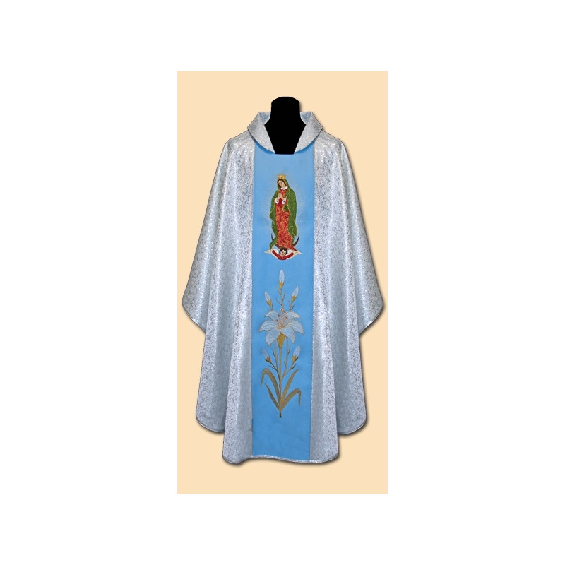 Embroidered chasuble MB of Guadalupe - Best Catholic Shop