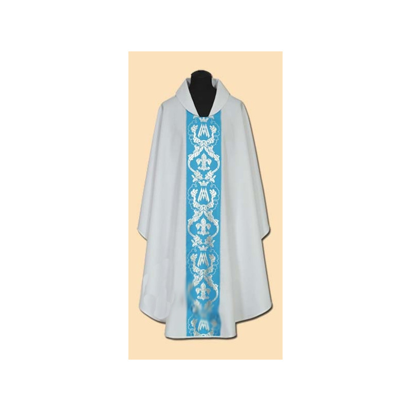Marian embroidered chasuble (18A) - Best Catholic Shop