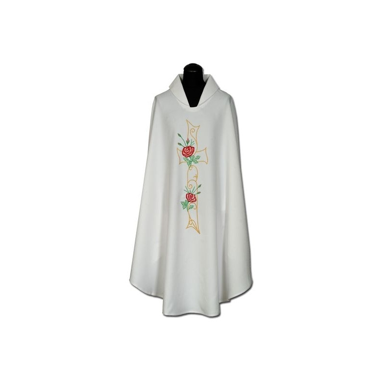 Chasuble embroidered with roses - Best Catholic Shop