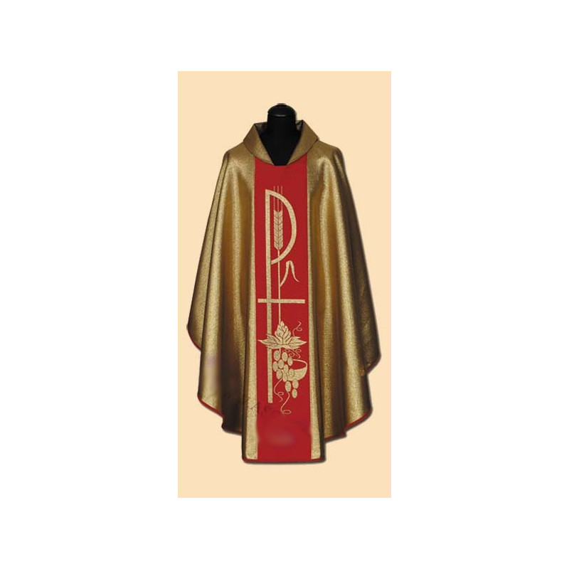 Gold embroidered chasuble (37A) - Best Catholic Shop