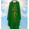 Chasuble of Alpha and Omega with computer-embroidered belt (630) - Image 1