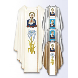 Marian chasuble Heart of Mary (500)