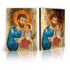 Icon Saint Joseph with baby Jesus - Image 1