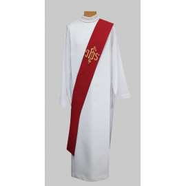 IHS two-colour deacon's stole