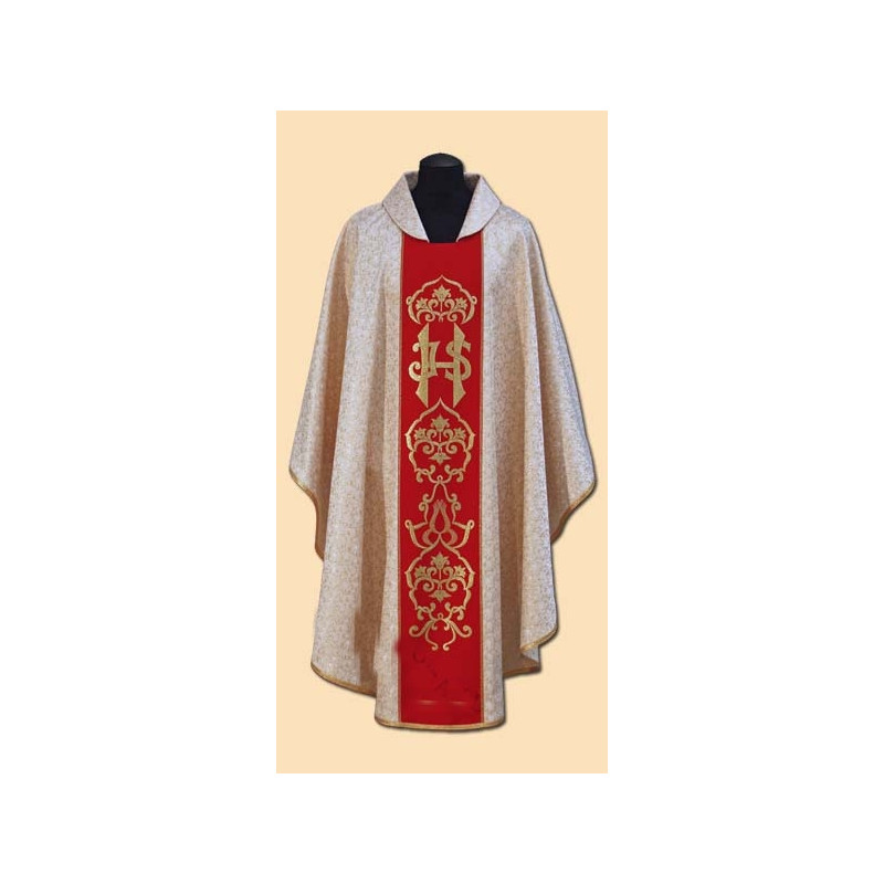 Gold embroidered chasuble (39A) - Best Catholic Shop