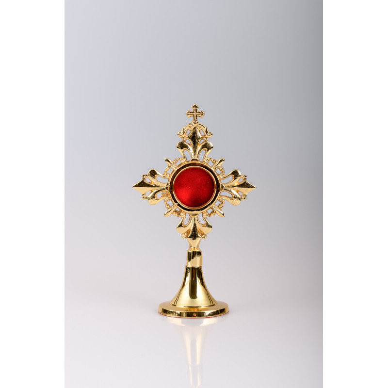 Reliquary gilded 17 cm (16) - Best Catholic Shop