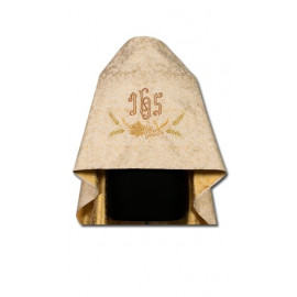 Embroidered veil - brocade fabric (5)