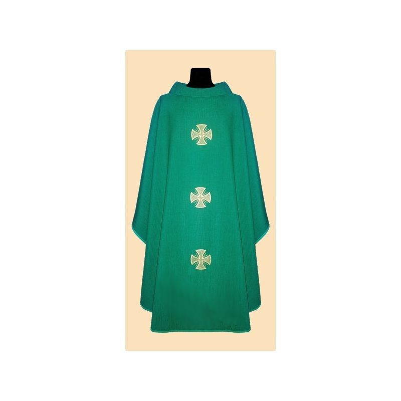 Linen chasuble cross -  (liturgical colors) - Best Catholic Shop