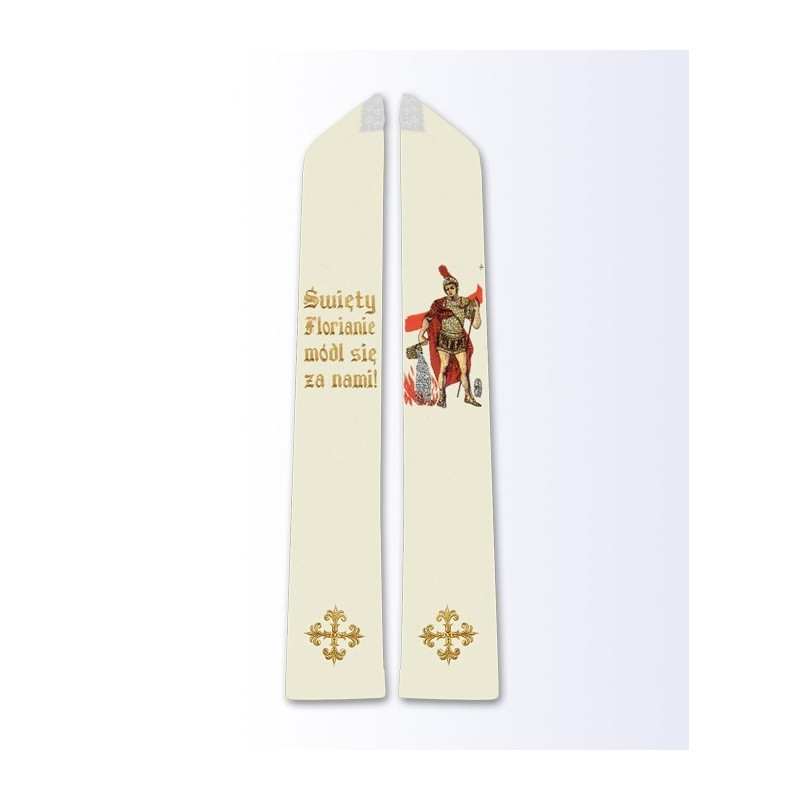 Stole with the image of St. Florian - Best Catholic Shop