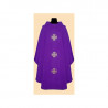 Linen chasuble cross -  (liturgical colors) - Image 3
