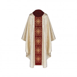 Golden velvet gothic chasuble (10)