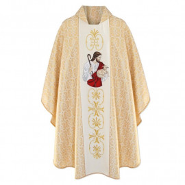 Chasuble Good Shepherd - ecru color (4)