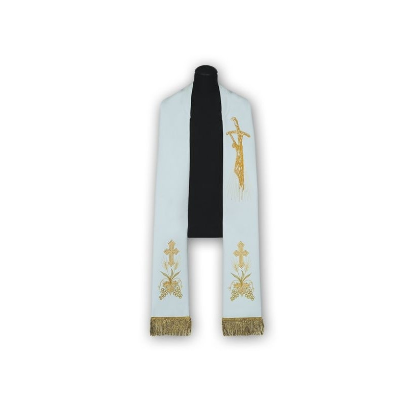 Priest's stole - embroidered (188) - Best Catholic Shop