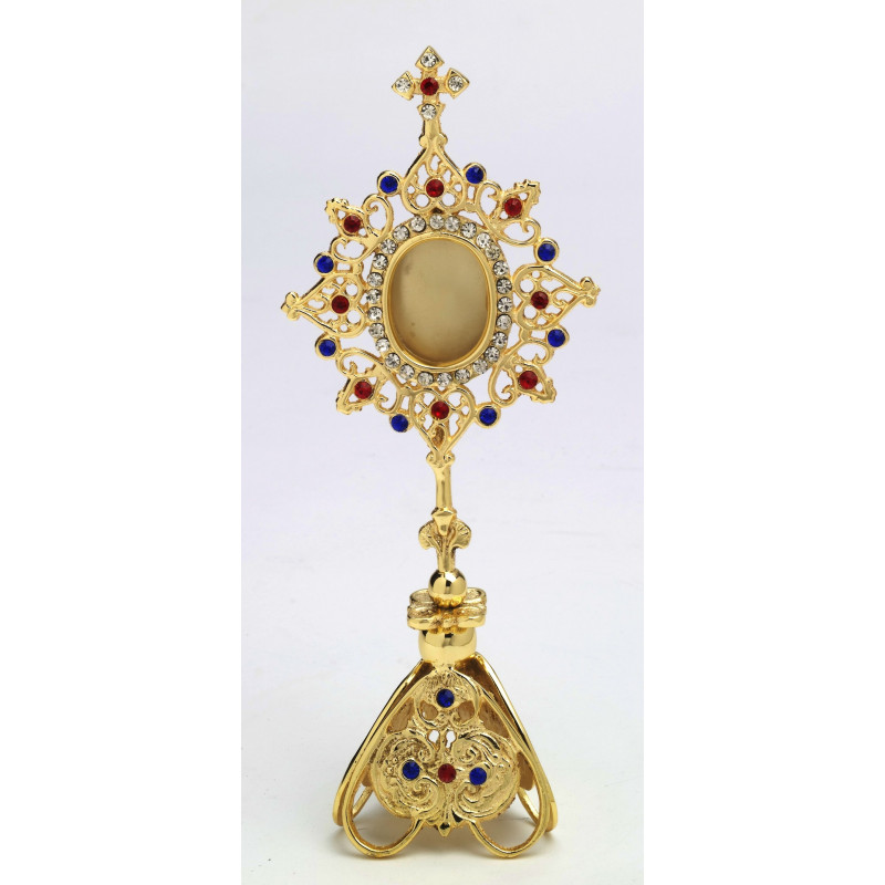 Reliquary with decorative stones - 25 cm - Best Catholic Shop