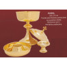 Liturgical ciborium under two forms - 29 cm - Image 2